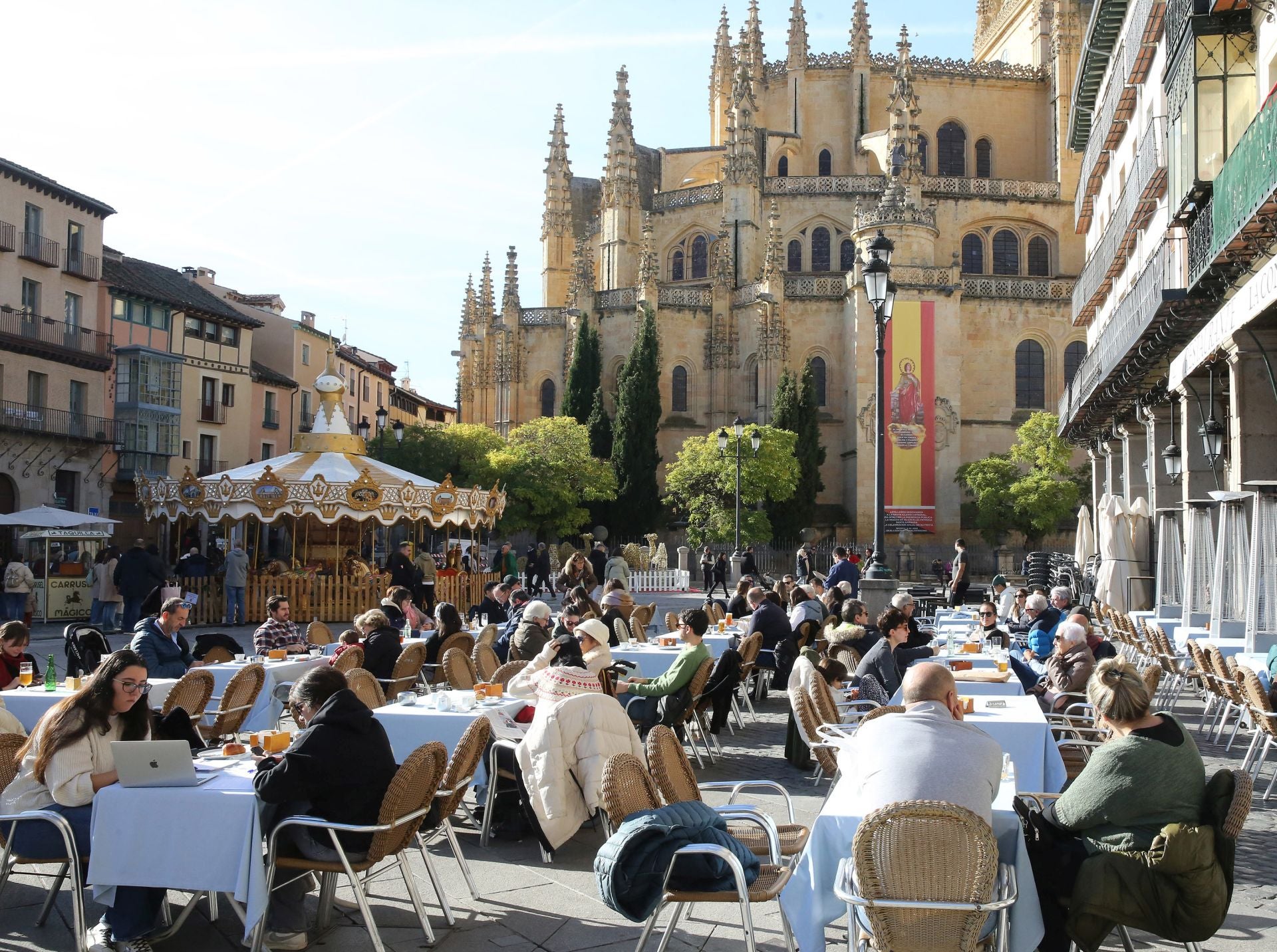 Primer día del puente de la Constitución en Segovia