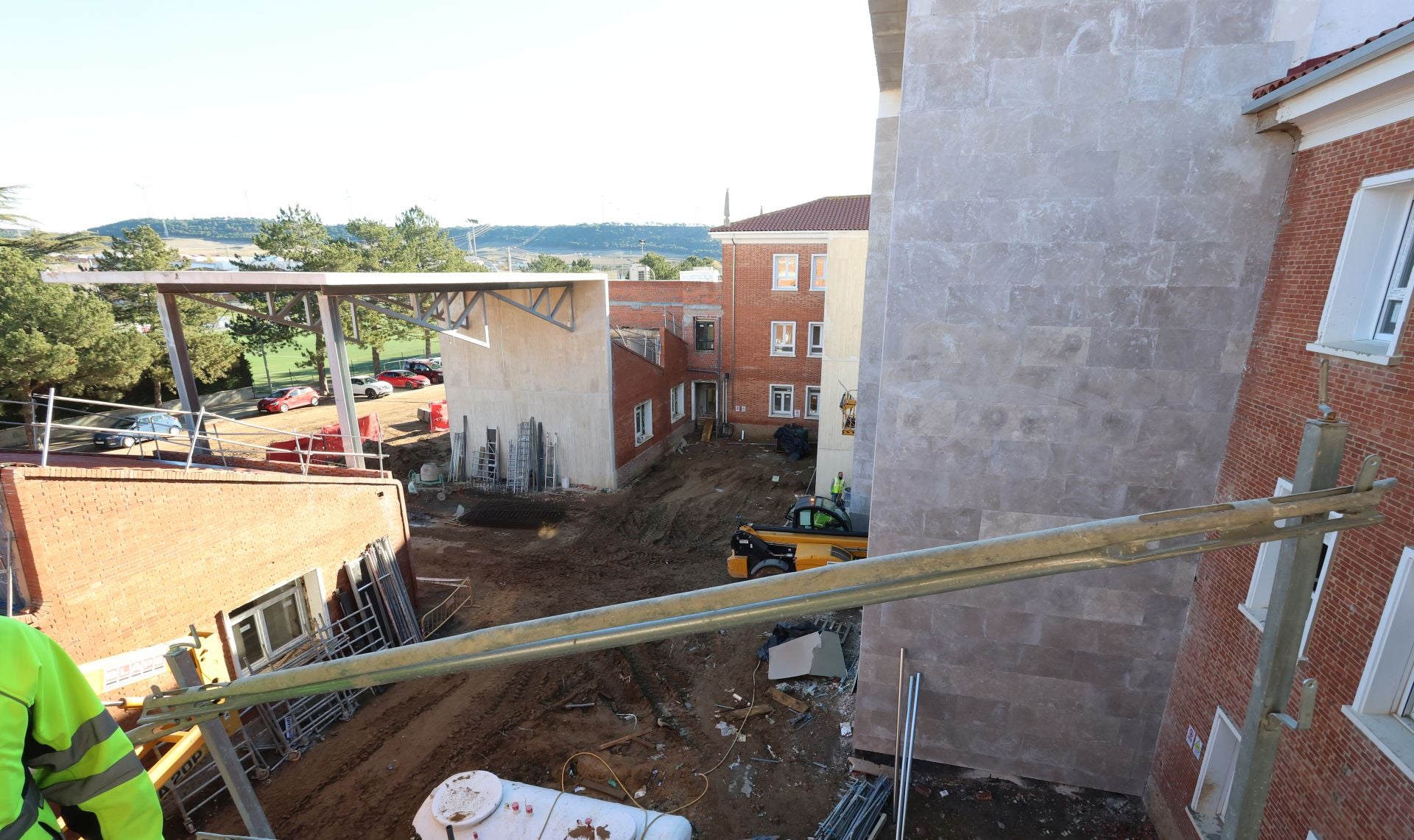 Así se desarrollan las obras de la Escuela de Enfermería