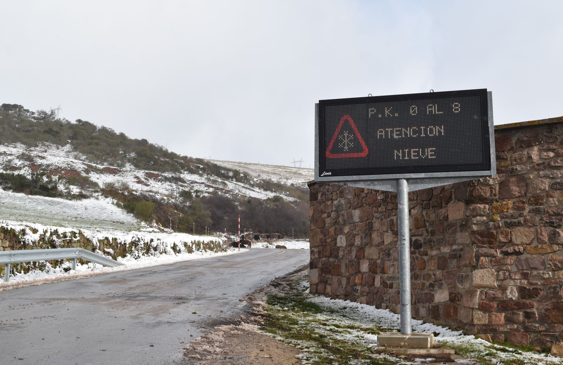 El norte de Palencia se tiñe de blanco