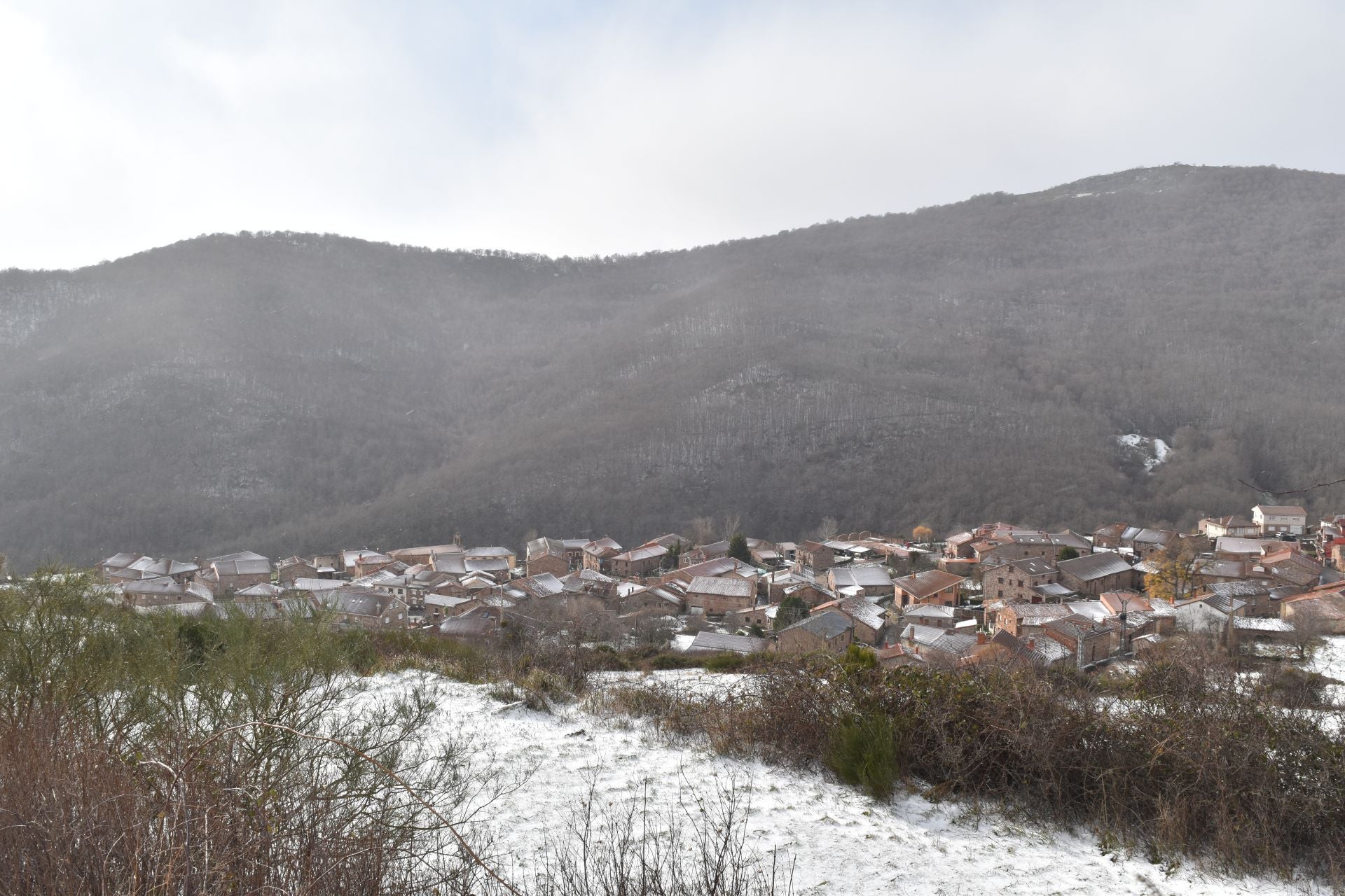 El norte de Palencia se tiñe de blanco