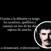 El artista Rodrigo Cuevas localiza a los agresores homófobos que increparon a su amigo en Gijón
