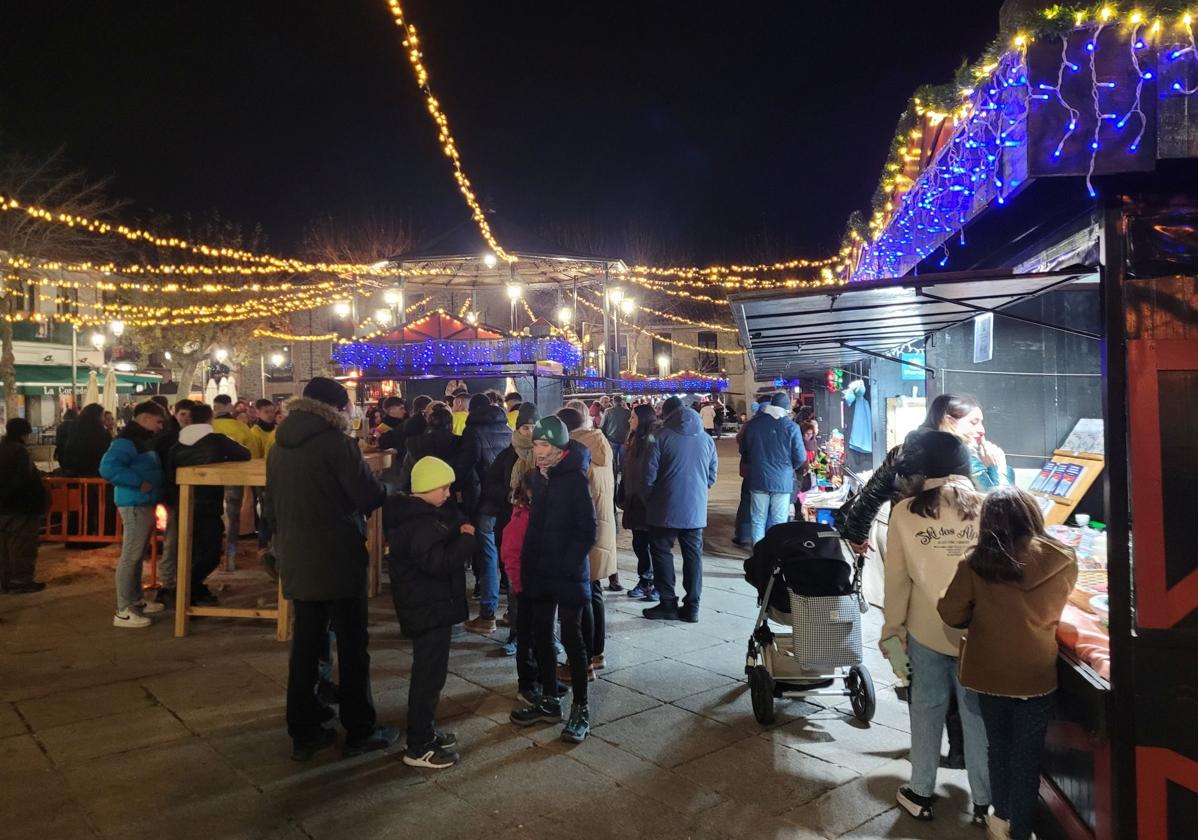 Mercadillo navideño de El Espinar.