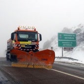 La nieve complica la circulación en zonas de Burgos y León