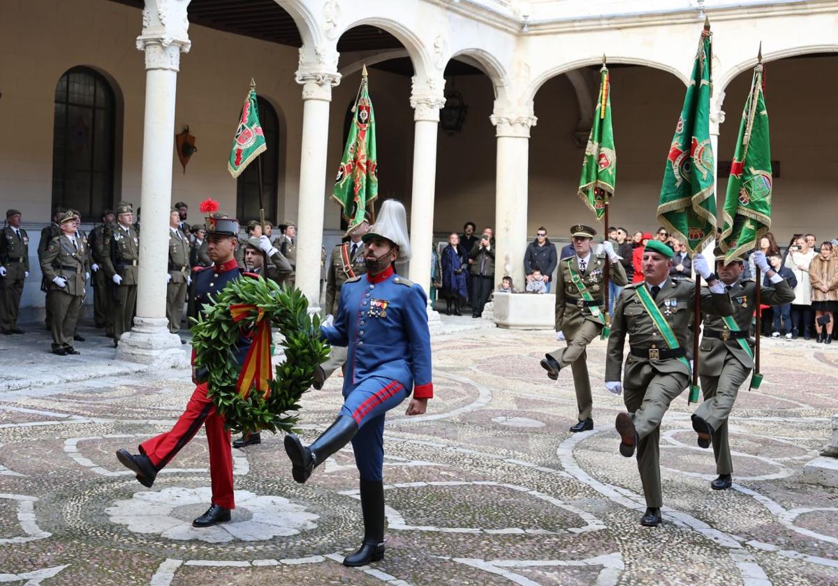 Acto en honor de la Inmaculada Concepción en el Palacio Real.