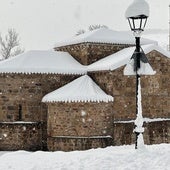 La nieve deja bonitas estampas en Cantamuda