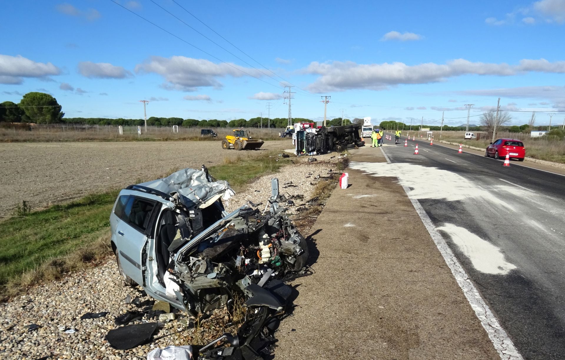 Accidente en La Pedraja de Portillo con un muerto