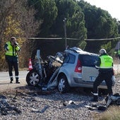 Un muerto en una colisión frontal entre un camión y un coche en Mojados