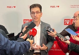 El portavoz del PSOE, Pedro Herrero.