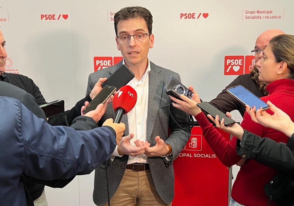 El portavoz del PSOE, Pedro Herrero.