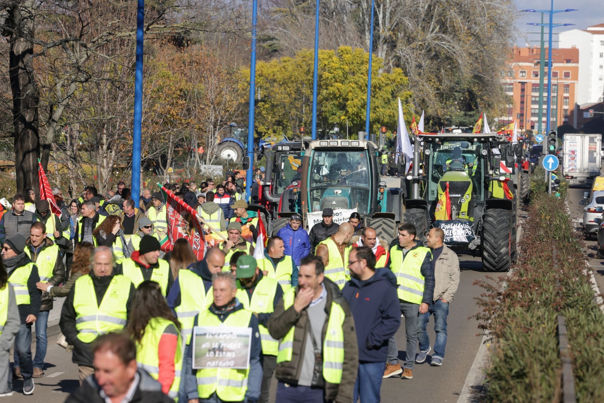 Los tractores vuelven a recorrer Valladolid