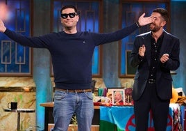 José Carlos Ibarra con David Broncano en 'El Hormiguero'.