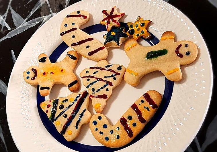 Galletas caseras navideñas