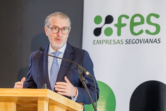 Andrés Ortega, presidente de la Federación Empresarial Segoviana (Fes).