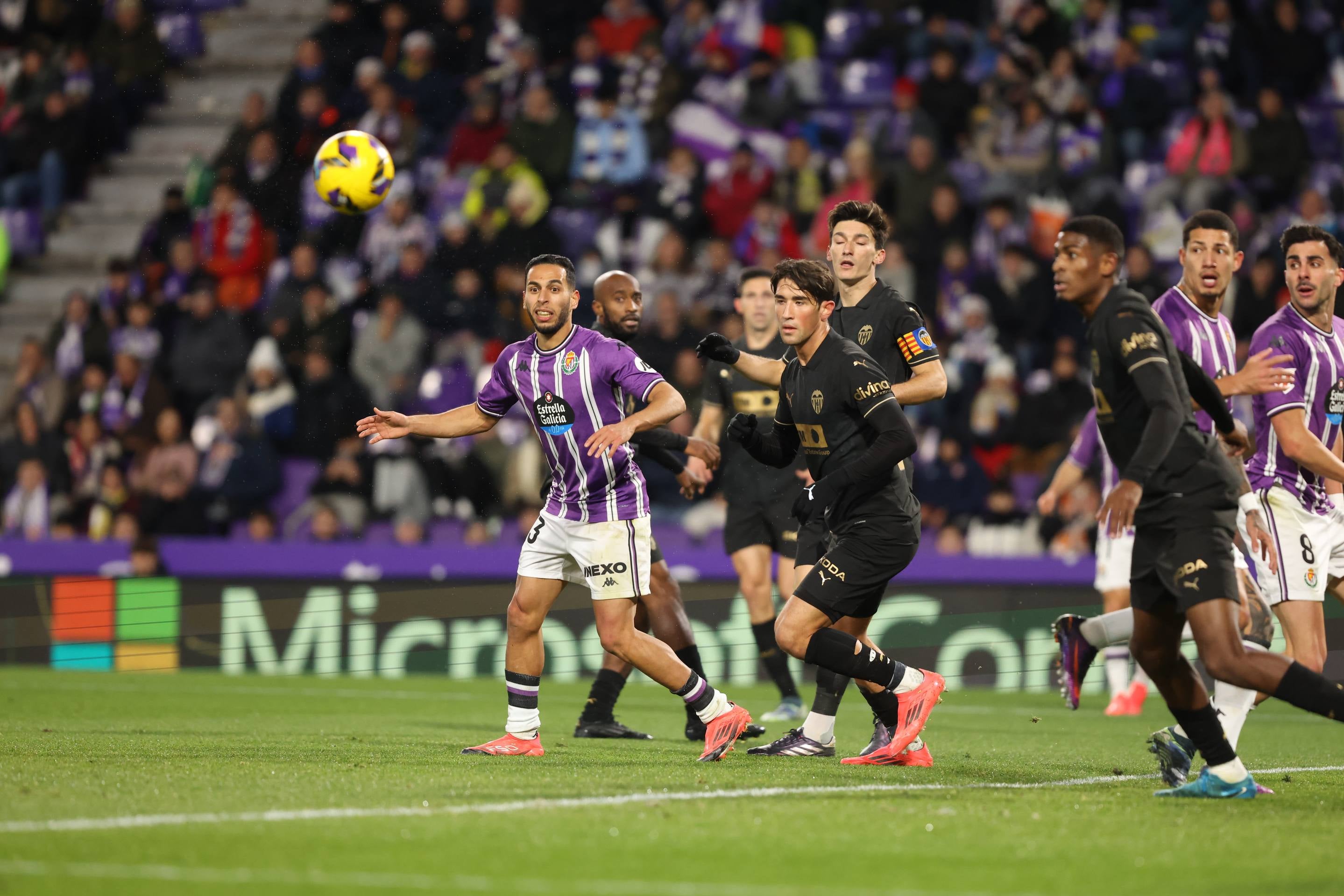 El triunfo del Real Valladolid ante el Valencia, en imágenes