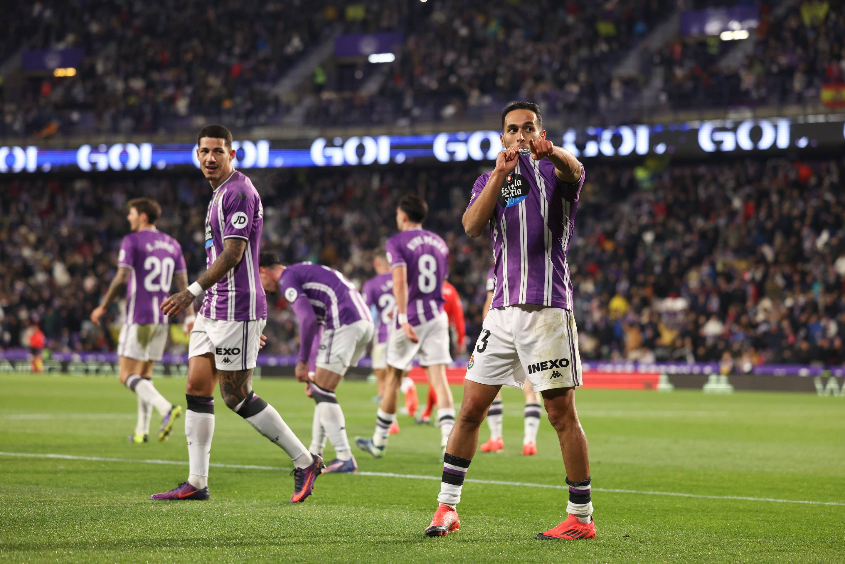 El triunfo del Real Valladolid ante el Valencia, en imágenes