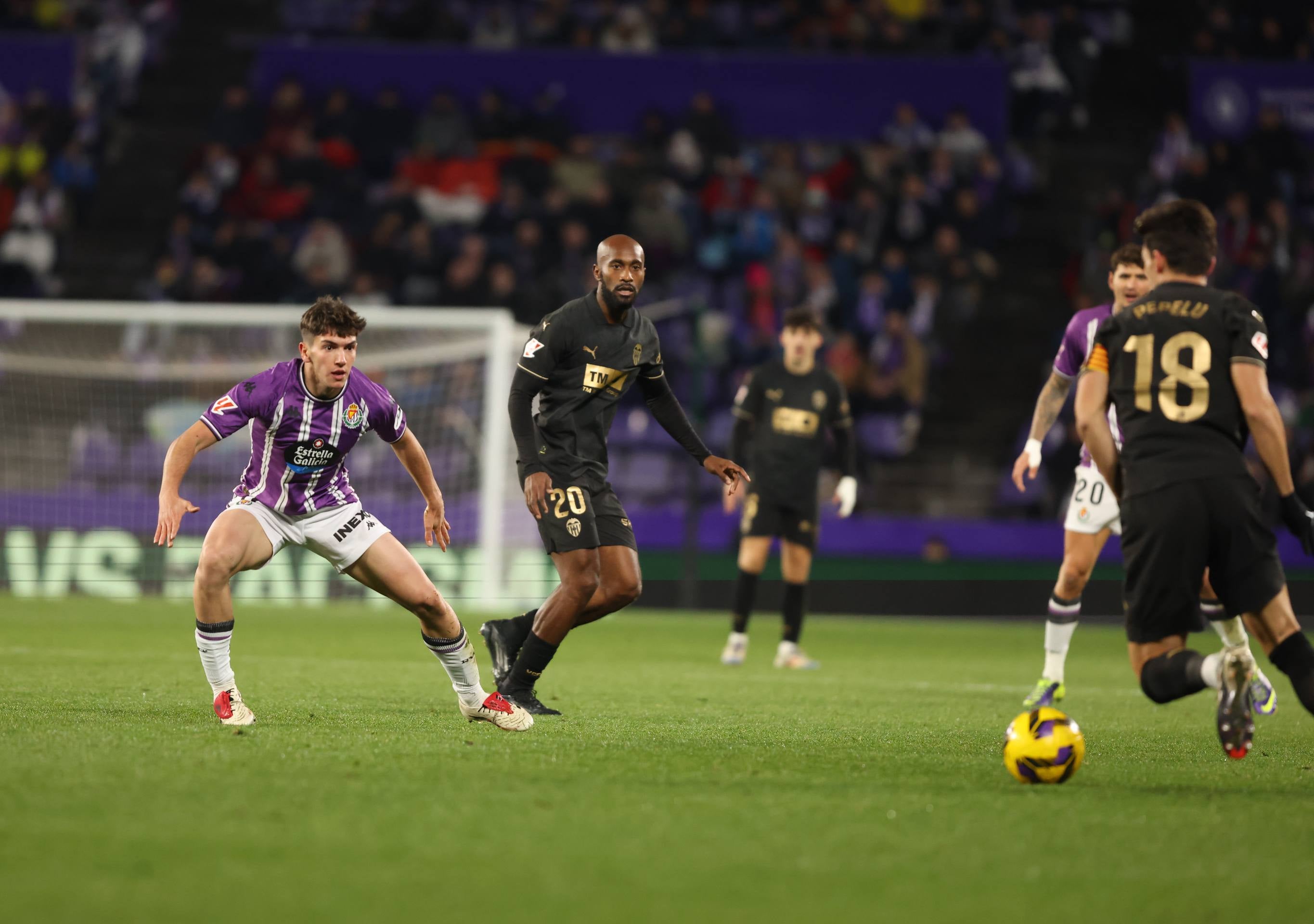 El triunfo del Real Valladolid ante el Valencia, en imágenes