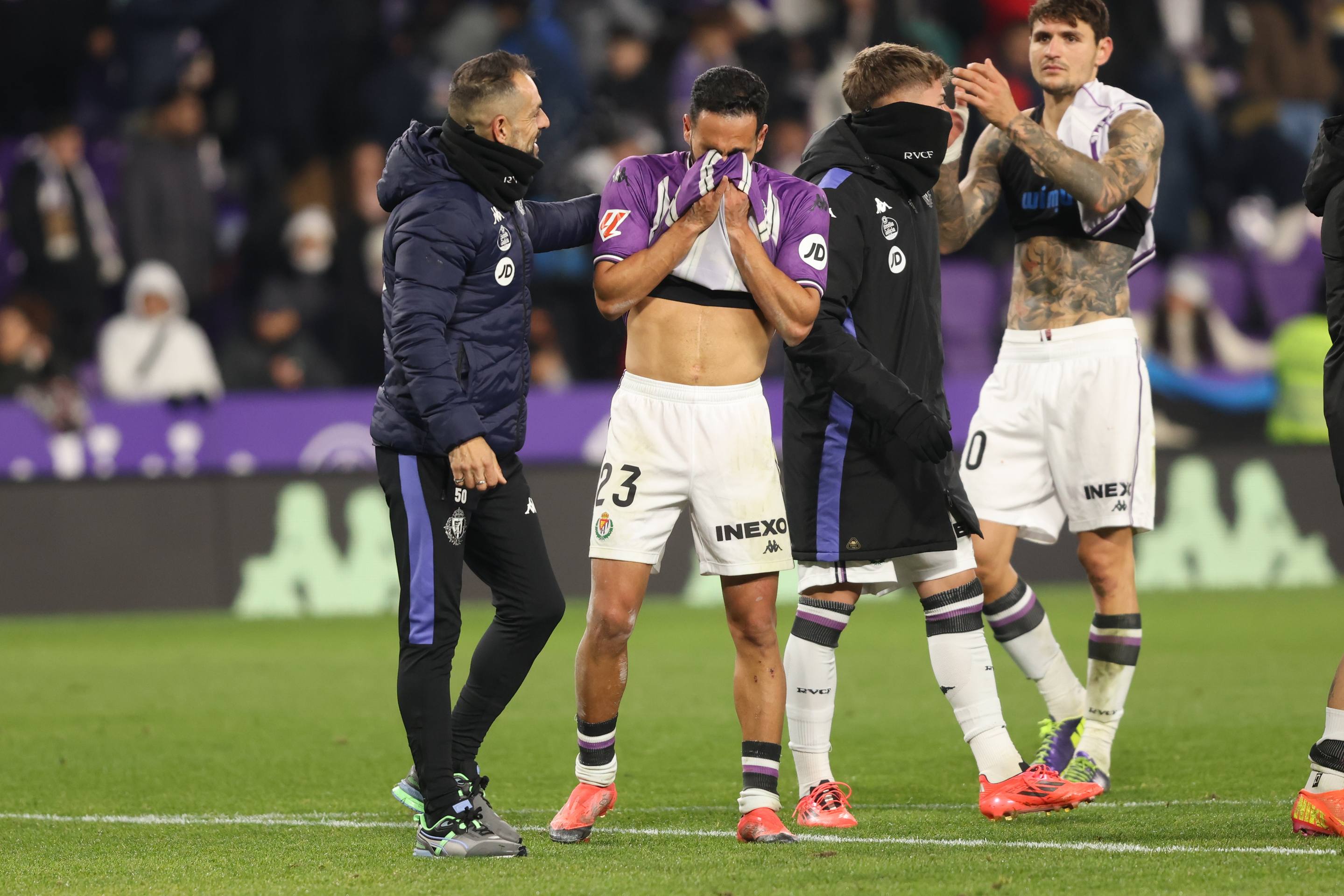 El triunfo del Real Valladolid ante el Valencia, en imágenes