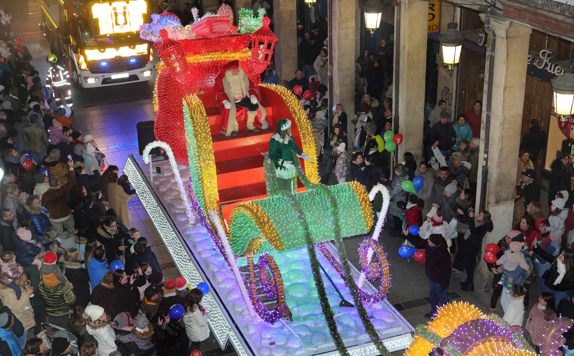 Papá Noel visita Palencia