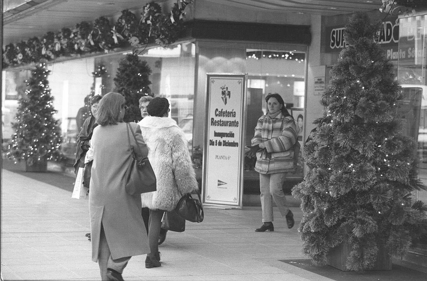 Compras navideñas.