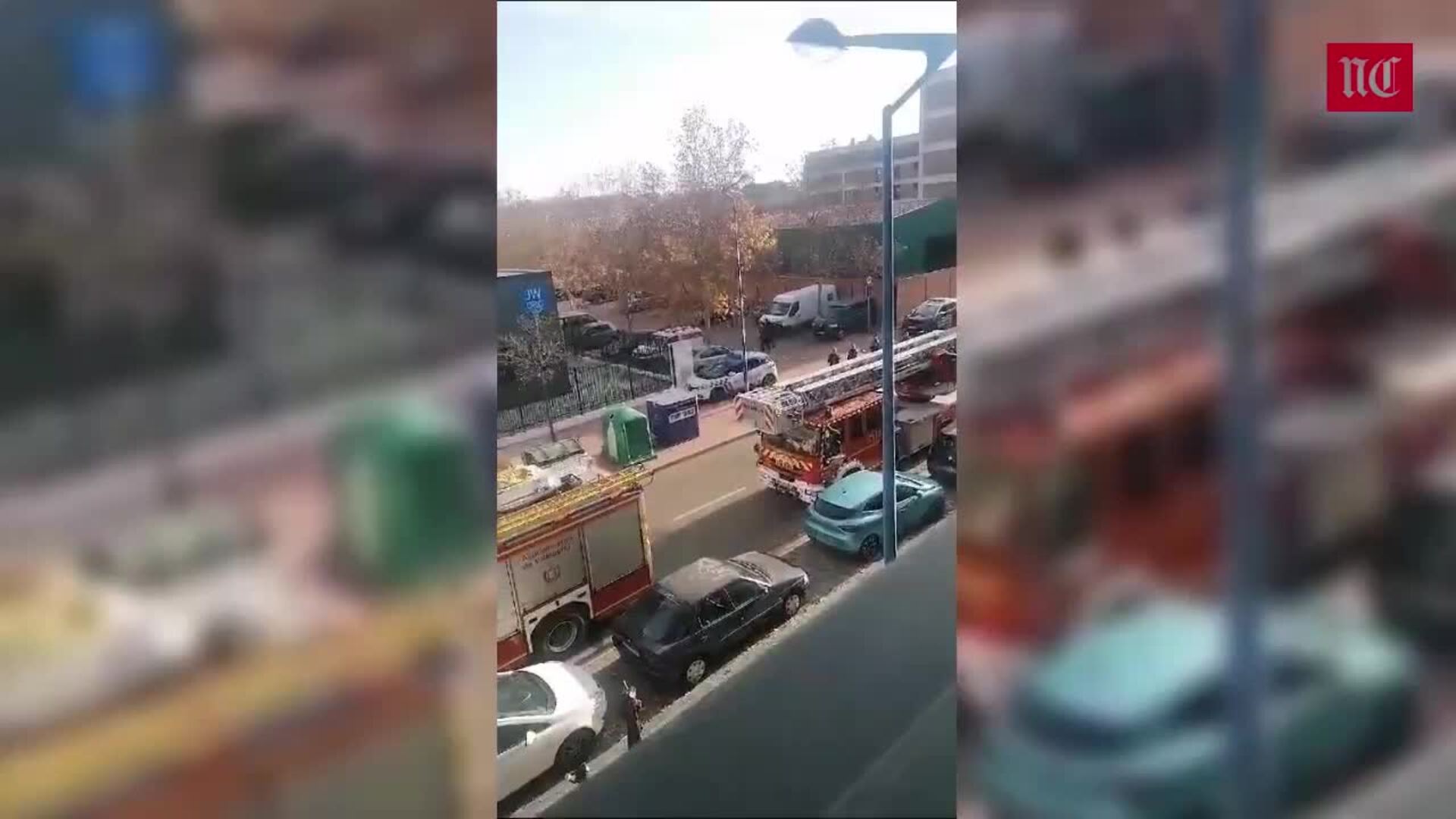 Los Bomberos de Valladolid intervienen en el incendio de una cocina en San Isidro