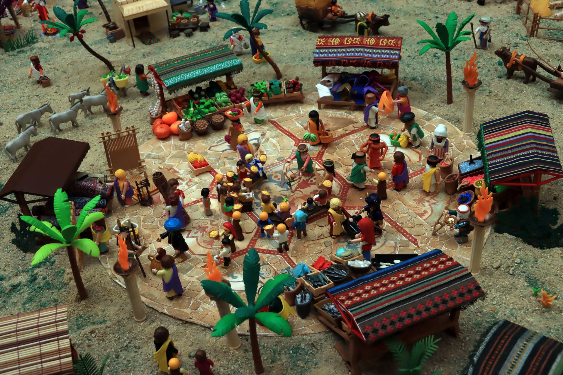 El belén de Playmobil, en imágenes