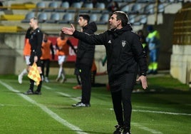 Ramsés, durante el partido ante la Cultural Leonesa.