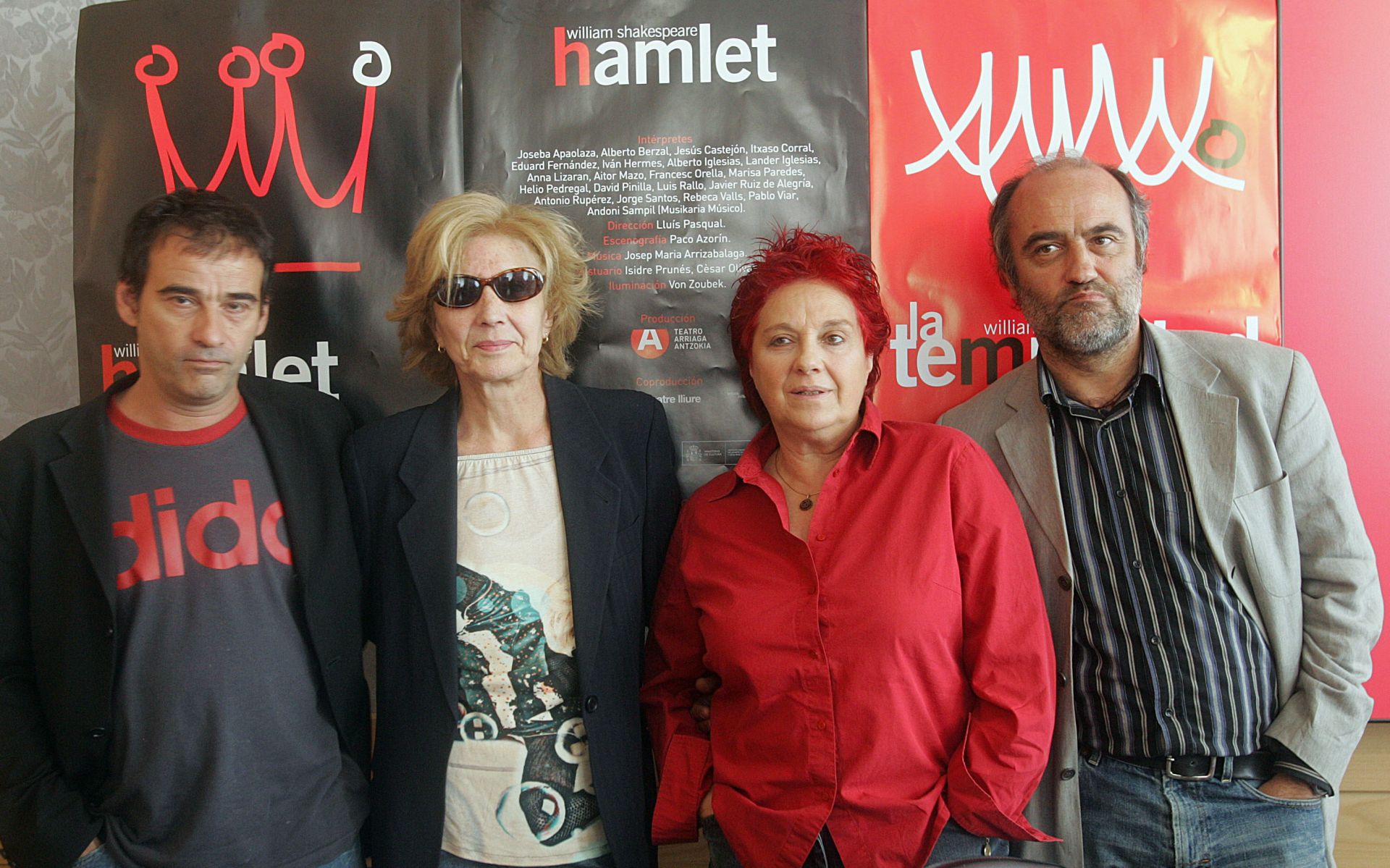 Marisa Paredes durante la presentación de las obras 'Hamlet' y 'La Tempestad' en el Teatro Calderón de Valladolid en el año 2006