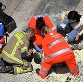 Sale del Río Hortega el hombre que se quemó a lo bonzo en Burgos delante de su expareja