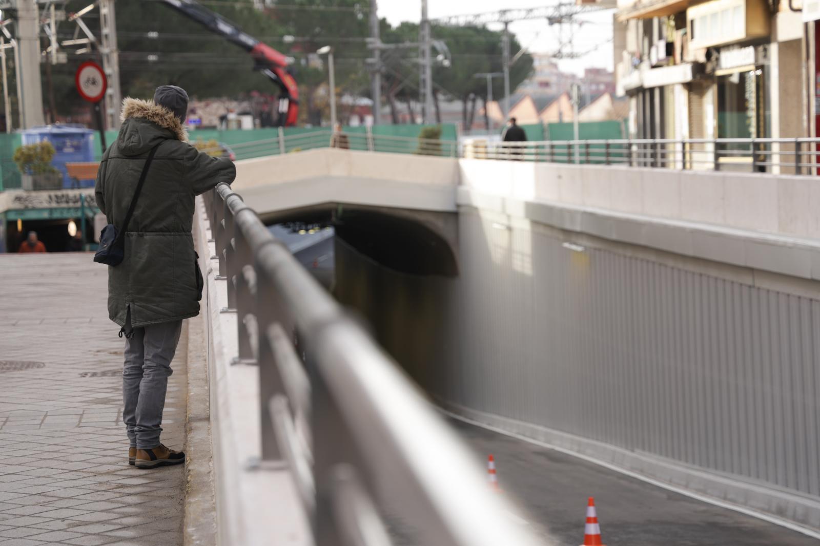 La reapertura parcial del túnel de Labradores, en imágenes