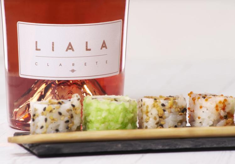 Botella de 'Líala Clarete'.