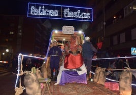 Gran Cabalgata de Reyes en las calles de Guardo.