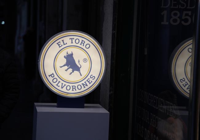 Tienda de polvorones El Toro en la Plaza Mayor