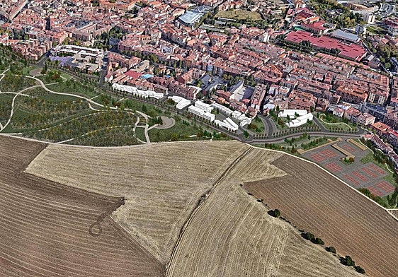 Simulación de las actuaciones previstas en el entorno de Las Lastras.