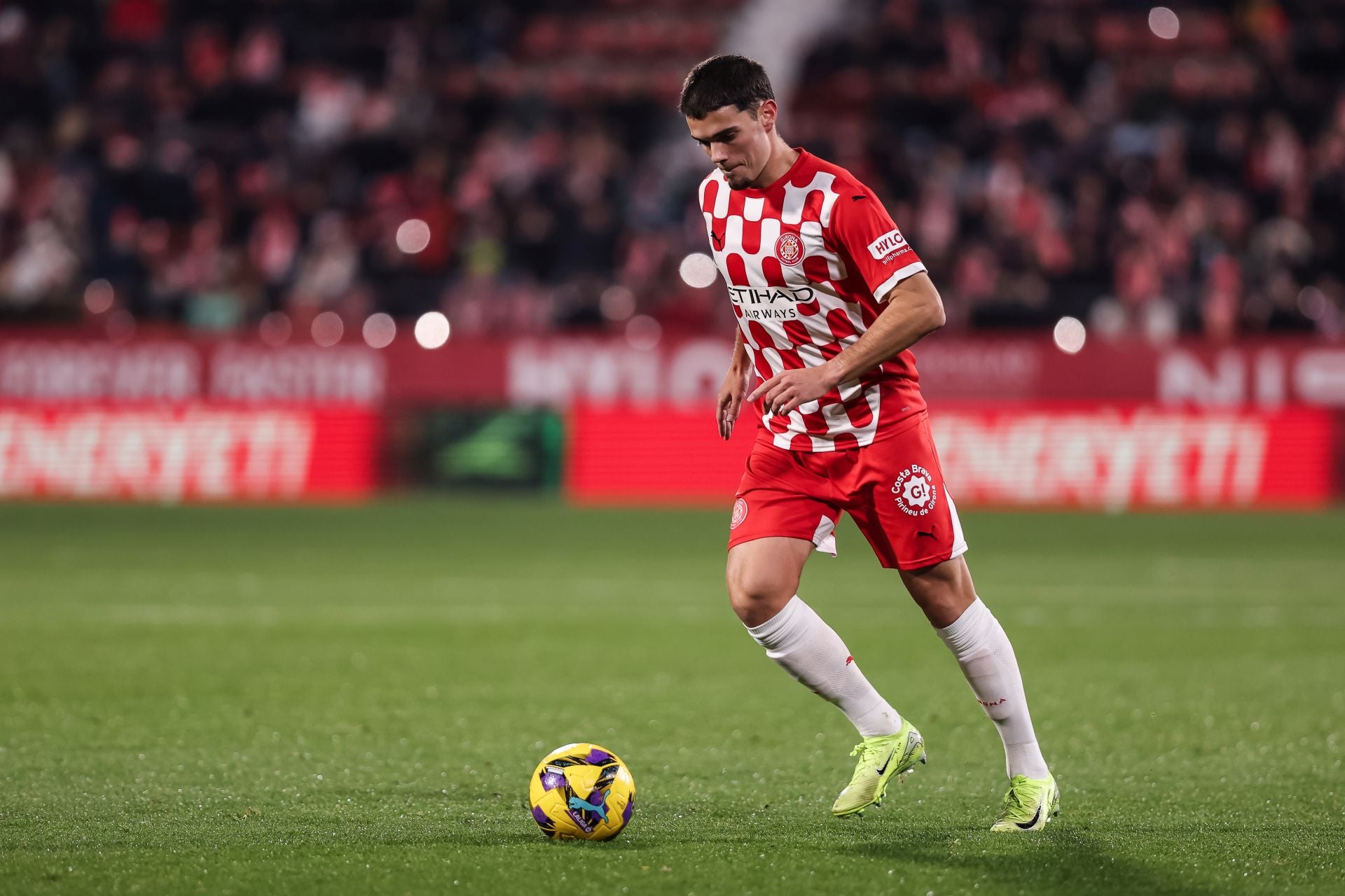 Las imágenes del partido entre el Girona y el Real Valladolid