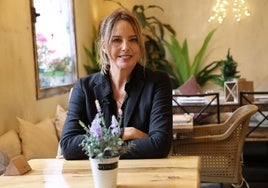 Estefanía Luyk, en su restaurante Corinto.