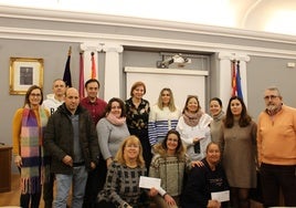 Jurado de la Muestra Escolar de Belenes y galardonados