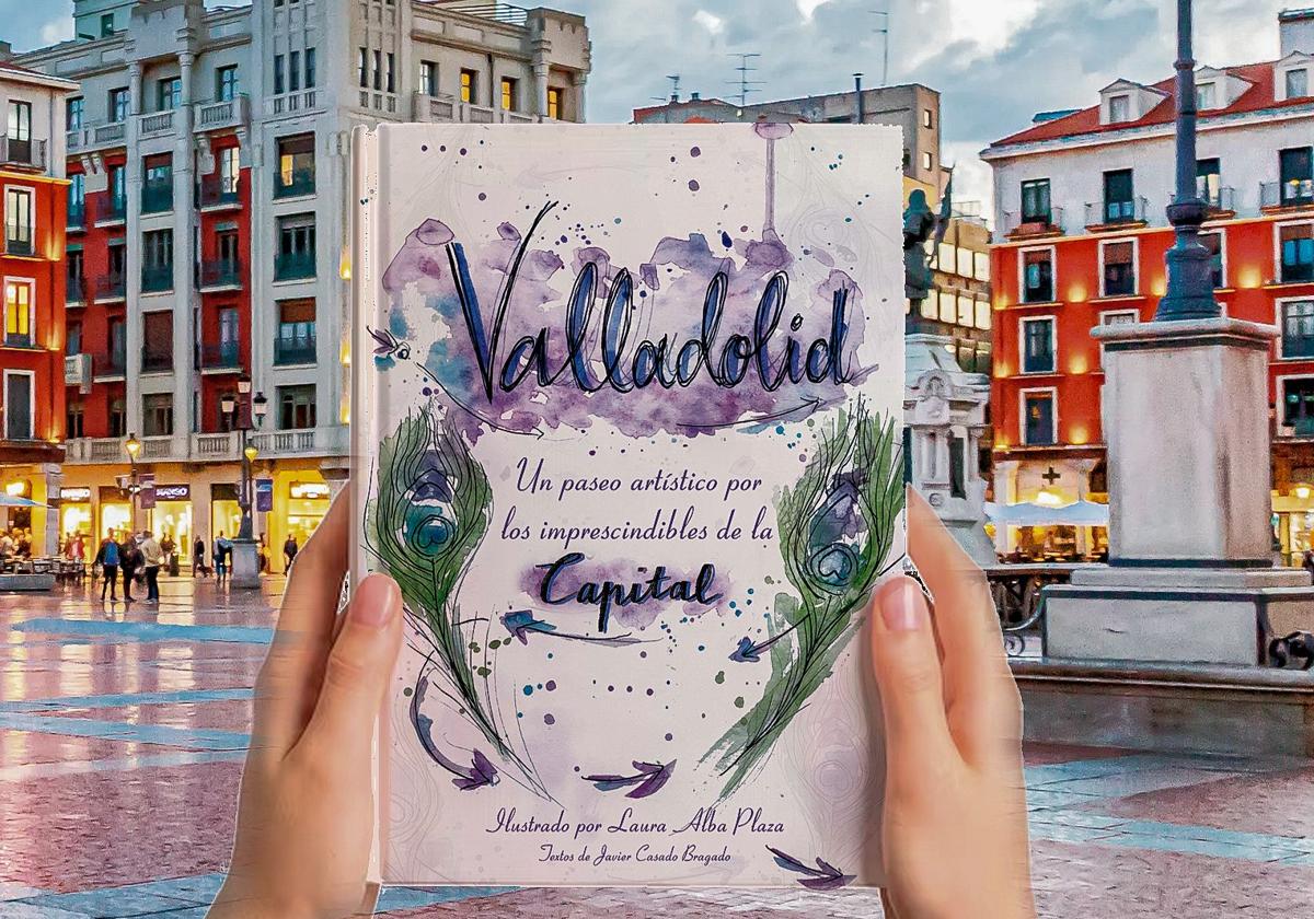 Portada de la guía turística ilustrada presentada este sábado en Valladolid.