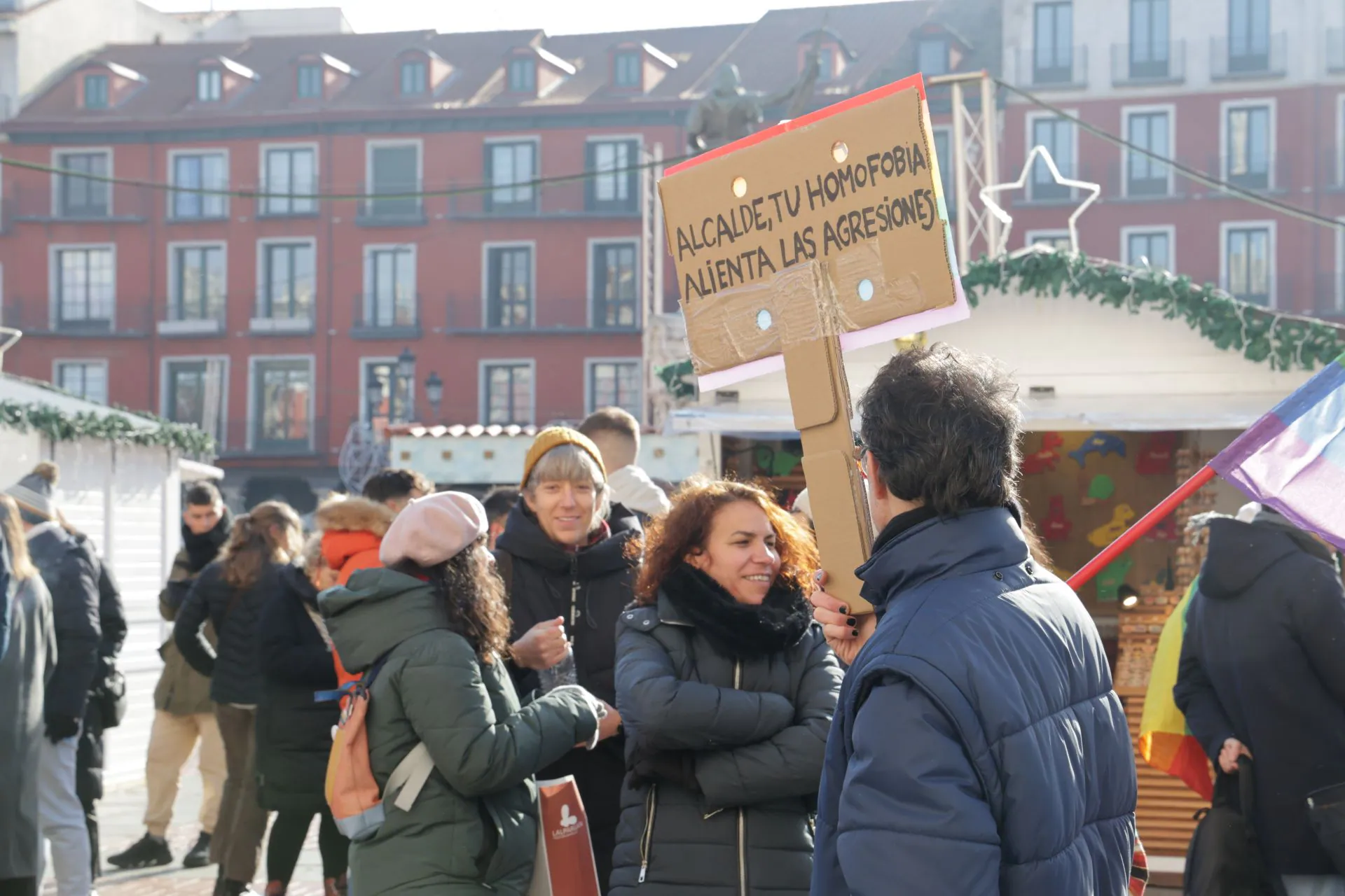 La protesta contra las agresiones homófobas, en imágenes