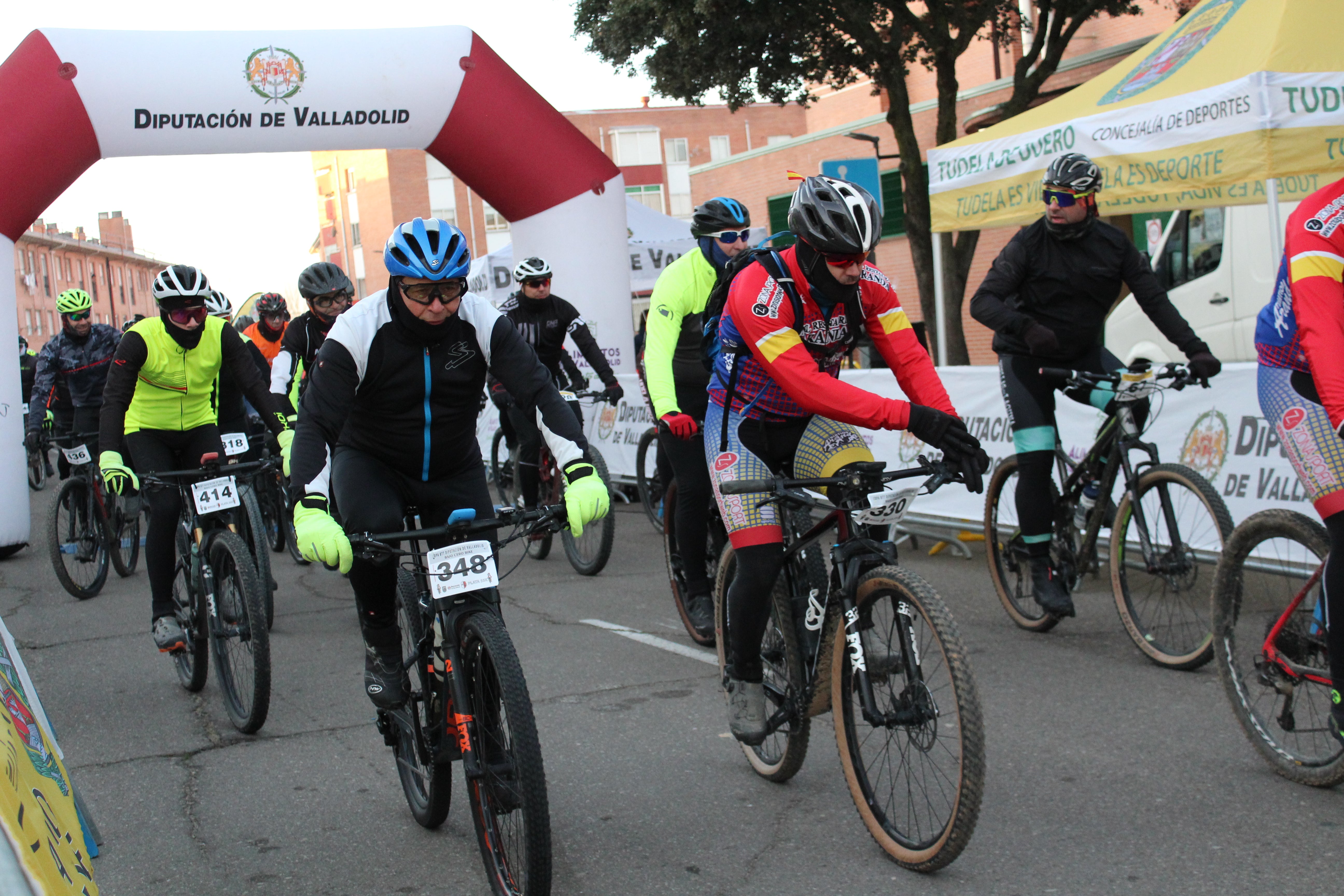 La XIII Bajo Cero Bike de Tudela de Duero, en imágenes