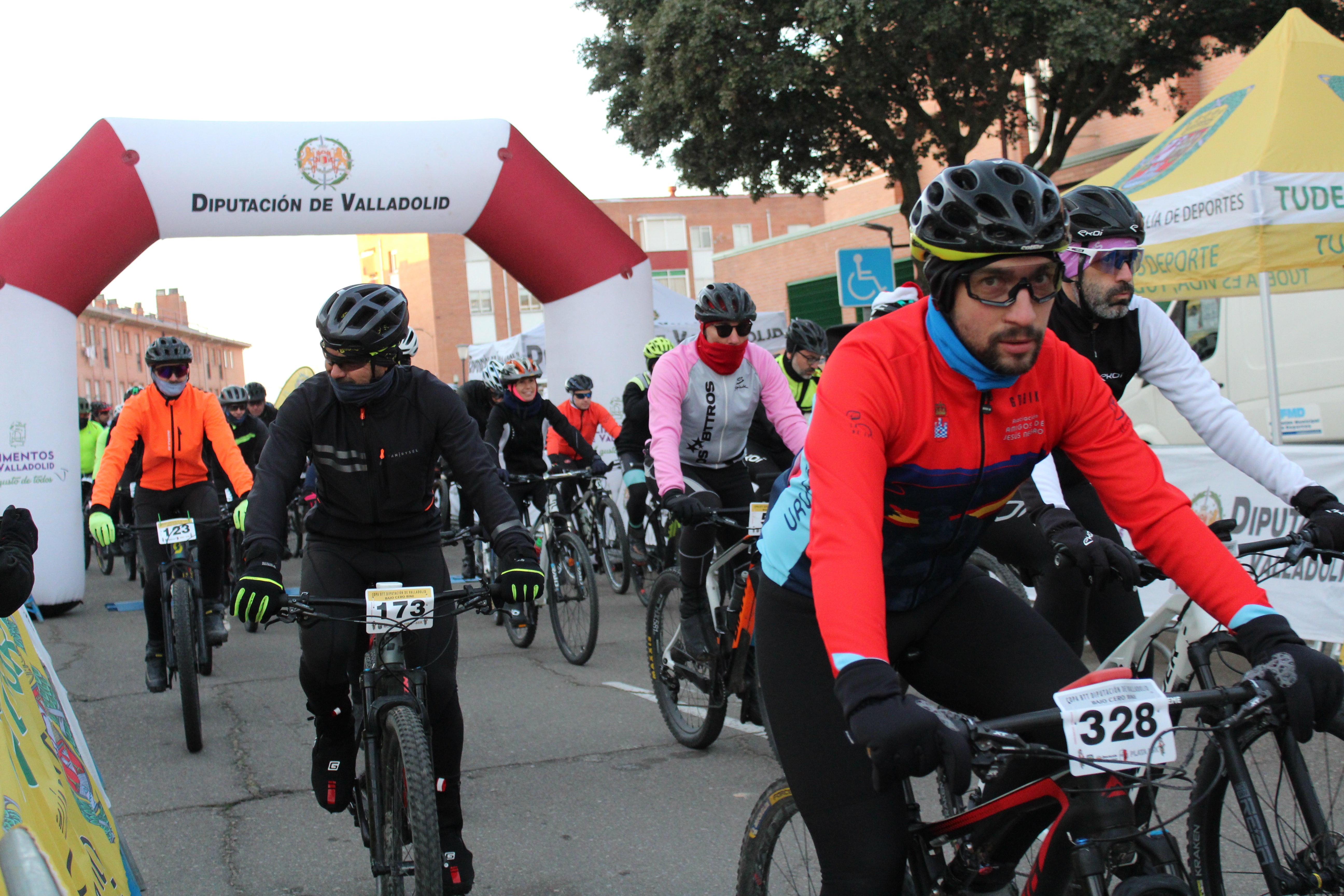 La XIII Bajo Cero Bike de Tudela de Duero, en imágenes