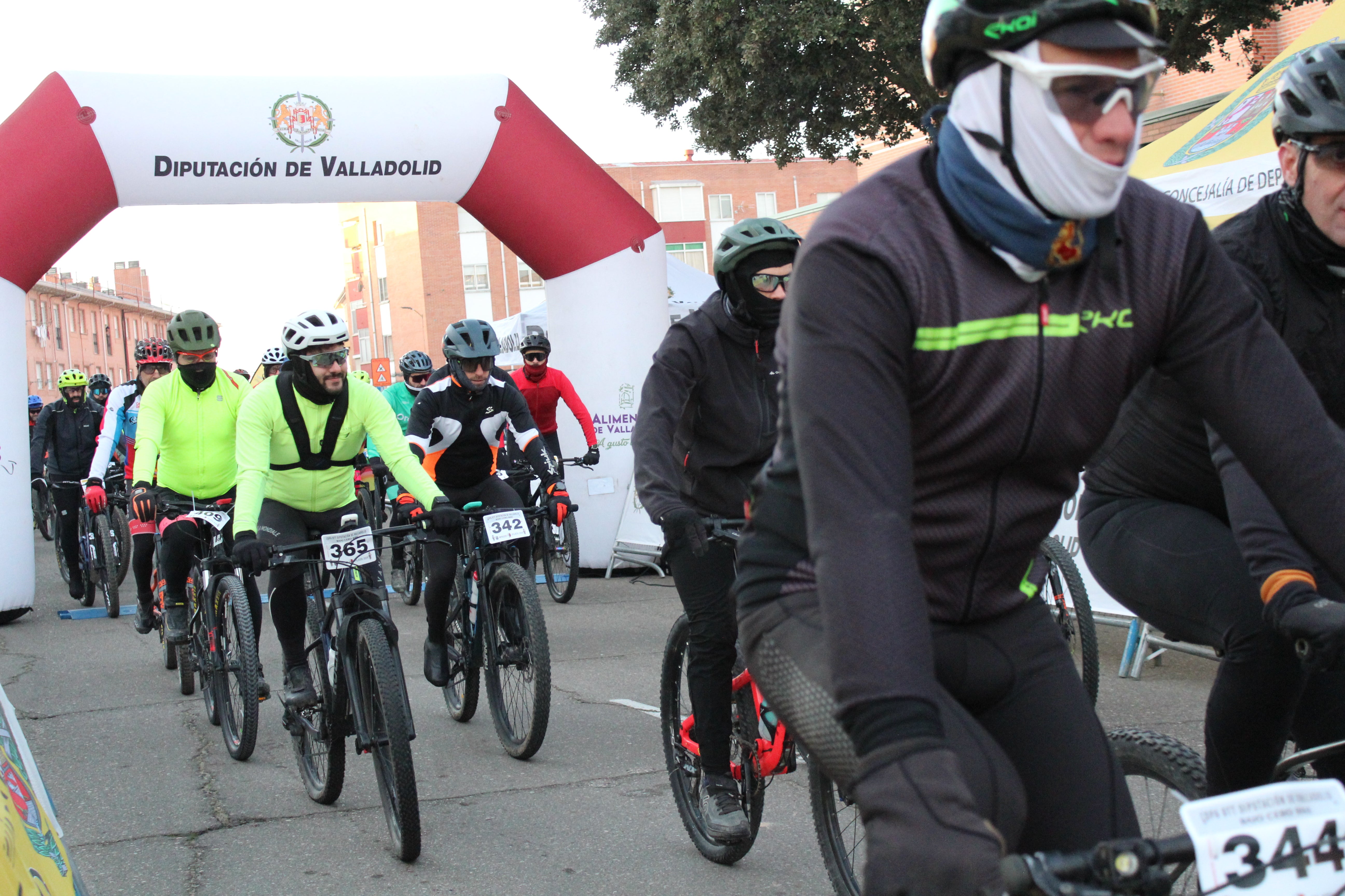 La XIII Bajo Cero Bike de Tudela de Duero, en imágenes