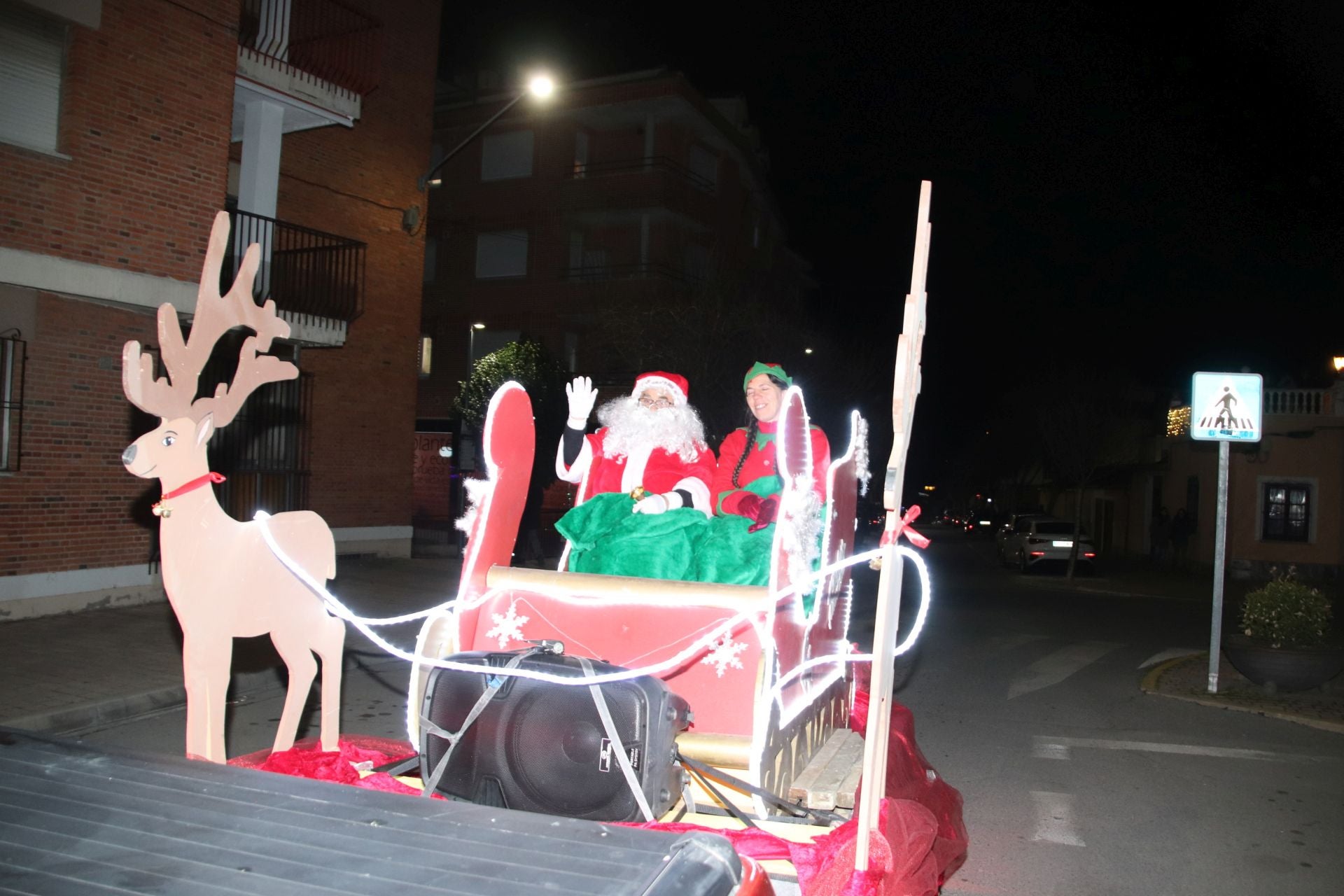 Fotos de la llegada de Papá Noel a Cuéllar