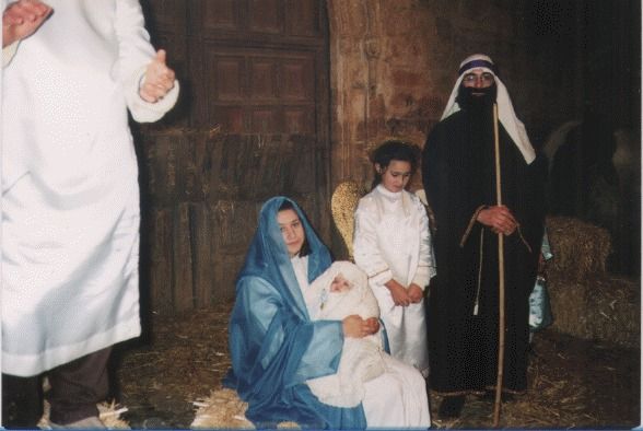 El belén viviente de la iglesia de Santiago de Tordehumos de hace 25 años, en imágenes