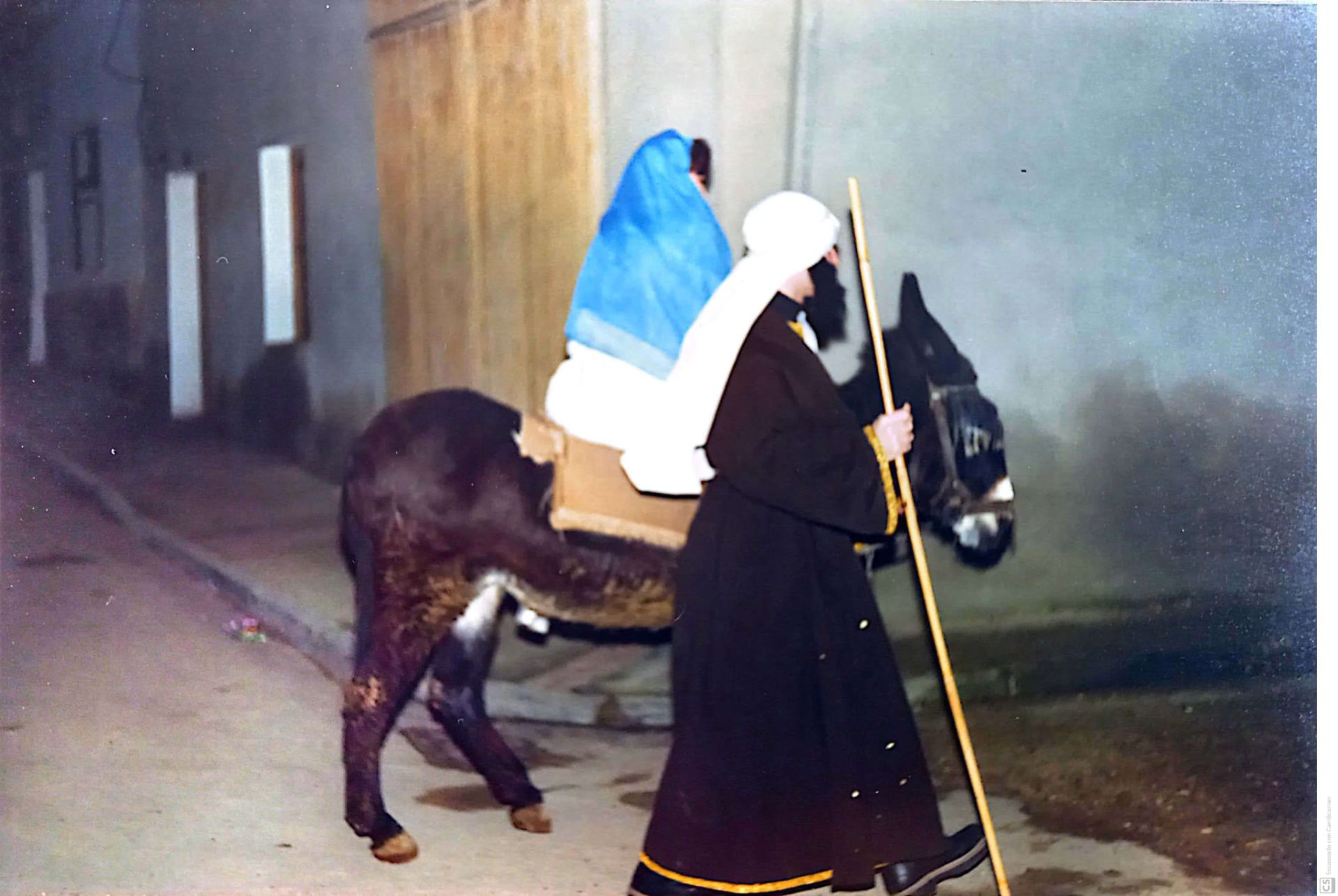 El belén viviente de la iglesia de Santiago de Tordehumos de hace 25 años, en imágenes