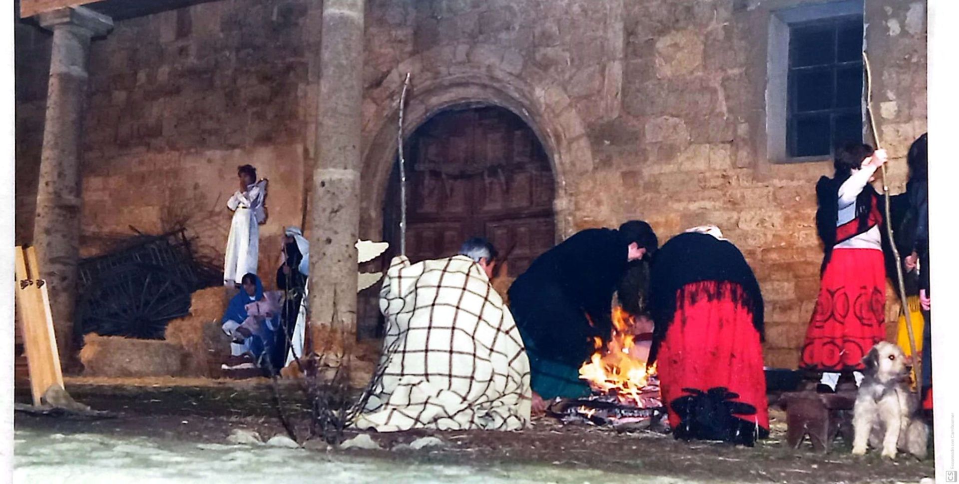 El belén viviente de la iglesia de Santiago de Tordehumos de hace 25 años, en imágenes