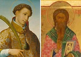 San Esteban y San Arquelao obispo.