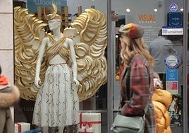 Escaparate de Visual Óptica, ganador del primer premio.