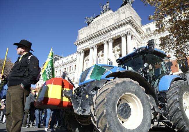 Protesta ante el Ministerio, este mismo mes de diciembre.