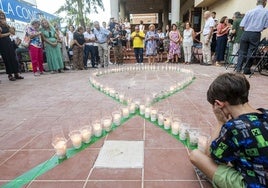 Imagen de un acto para reivindicar la prevención de los suicidios.