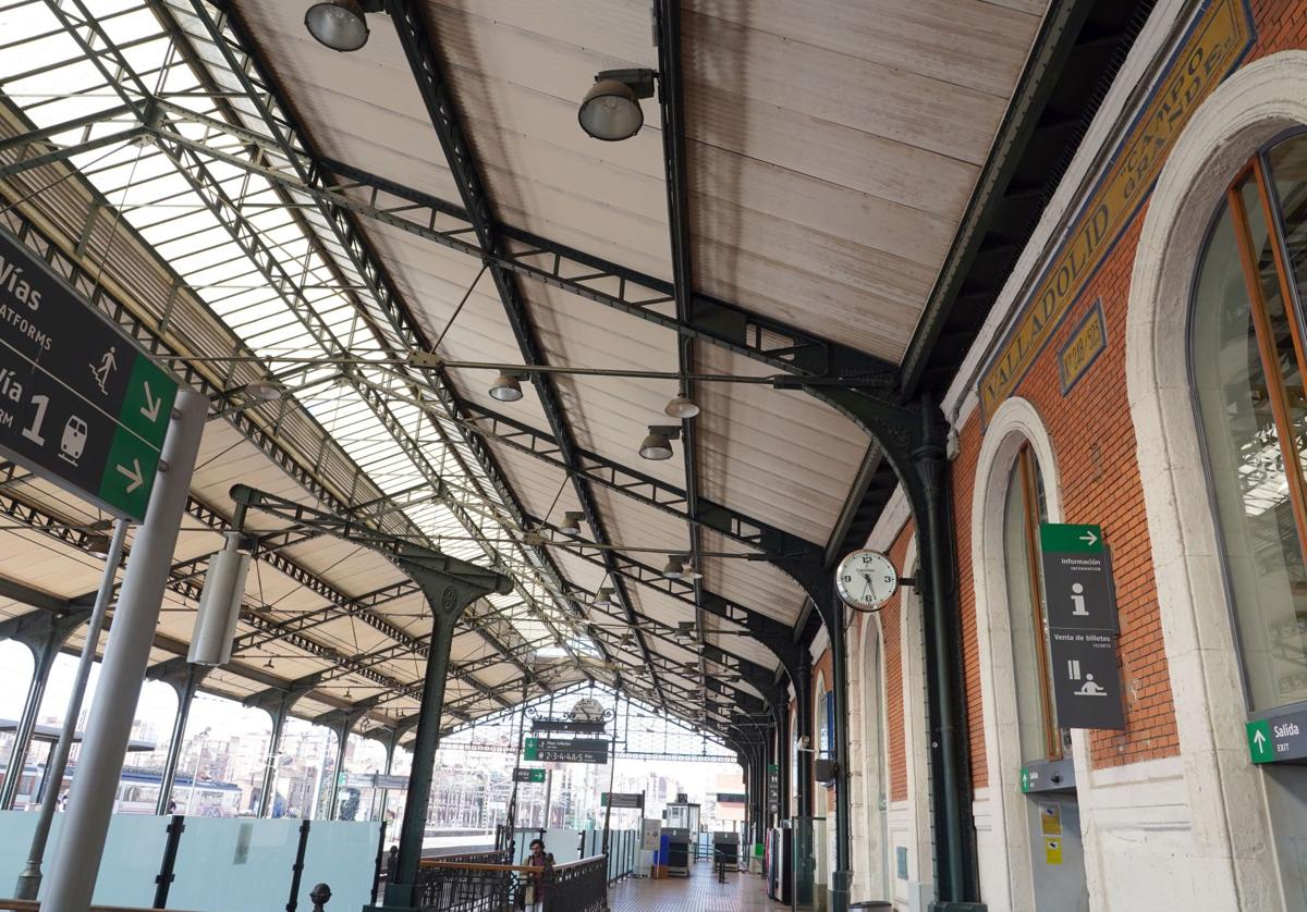 Imagen de archivo de la estación de trenes Campo Grande de Valladolid.